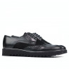 Zapatos casuales para hombre 831 negro combinado