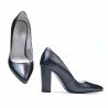 Zapatos elegantes mujer 1261 antracita