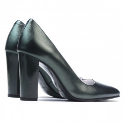Zapatos elegantes de mujer 1261 verde nácar