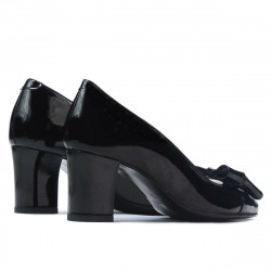 Zapatos elegantes de mujer 1265-1 charol negro