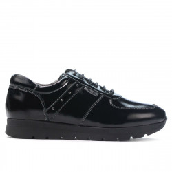 Zapatillas deportivas mujer 6003 charol negro