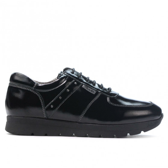 Zapatillas deportivas mujer 6003 charol negro
