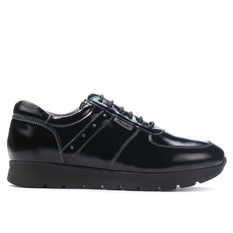 Zapatillas deportivas mujer 6003 charol negro