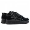 Zapatillas deportivas mujer 6003 charol negro