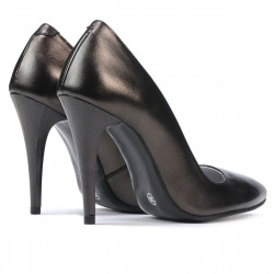 Zapatos elegantes de mujer 1241 marrón nacarado