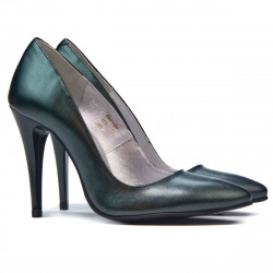 Zapatos elegantes de mujer 1241 verde nácar