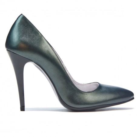 Zapatos elegantes de mujer 1241 verde nácar