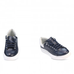 Zapatillas deportivas de mujer 6008 índigo+blanco