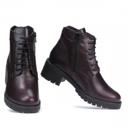 Botines de mujer 3329 burdeos