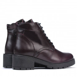 Botines de mujer 3329 burdeos