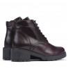 Botines de mujer 3329 burdeos