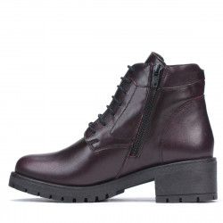 Botines de mujer 3329 burdeos