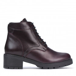 Botines de mujer 3329 burdeos
