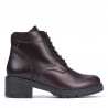 Botines de mujer 3329 burdeos