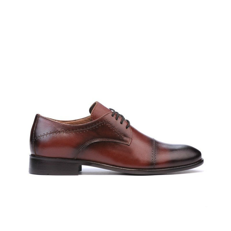 Zapatos elegantes para hombres (tallas grandes) 822m a coñac