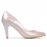 Zapatos elegantes de mujer 1234 capuchino nacarado