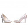 Zapatos elegantes de mujer 1234 capuchino nacarado