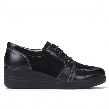 Zapatos casuales de mujer 6006 negro combinado