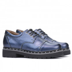Zapatos casuales de mujer 6009 índigo nácar
