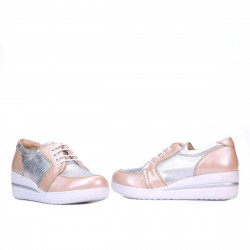 Zapatos casuales de mujer 6006 polvo combinado