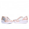 Zapatos casuales de mujer 6006 polvo combinado