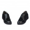 Zapatos casuales de mujer 6006 negro combinado