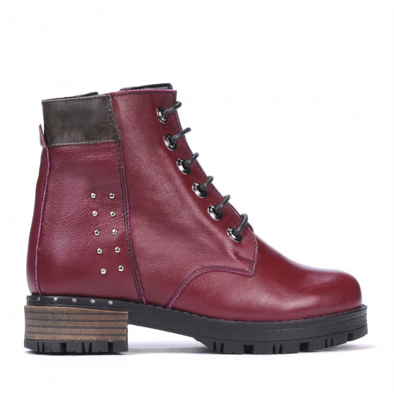 Botas para niños 3014 burdeos