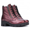 Botines de mujer 3307 burdeos nacarados