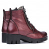 Botines de mujer 3307 burdeos nacarados