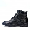 Botines para niños 3015 negro combinado