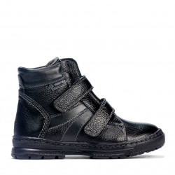 Botines para niños 3015 negro combinado