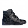 Botines para niños 3015 negro combinado