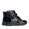 Botines para niños 3015 negro combinado