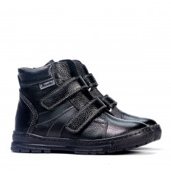 Botines para niños 3015 negro combinado