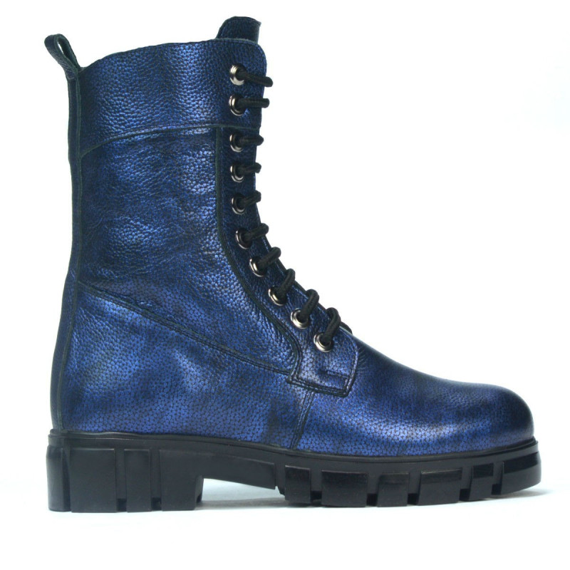 Botines de mujer 3337 índigo nácar