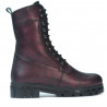Botas mujer 3337 burdeos nácar