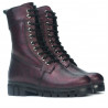 Botas mujer 3337 burdeos nácar