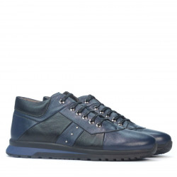 Zapatos casuales para hombre 4110 índigo+negro
