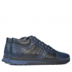 Zapatos casuales para hombre 4110 índigo+negro