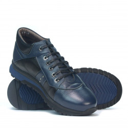 Zapatos casuales para hombre 4110 índigo+negro