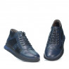 Zapatos casuales para hombre 4110 índigo+negro
