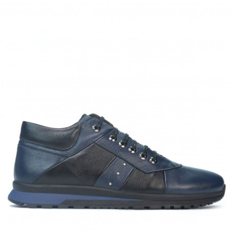 Zapatos casuales para hombre 4110 índigo+negro