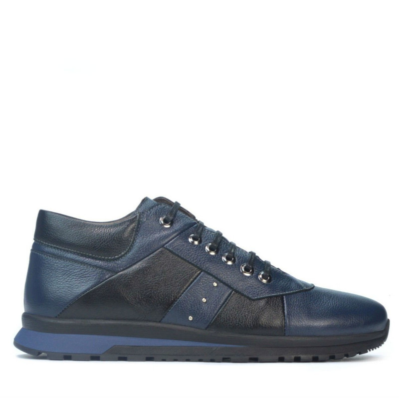 Zapatos casuales para hombre 4110 índigo+negro