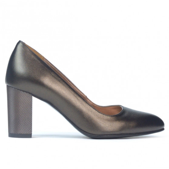 Zapatos elegantes de mujer 1273 marrón nácar