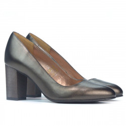Zapatos elegantes de mujer 1273 marrón nácar