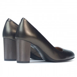 Zapatos elegantes de mujer 1273 marrón nácar