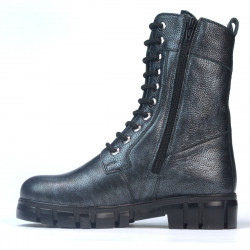 Botines de mujer 3337 gris nácar