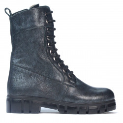Botines de mujer 3337 gris nácar
