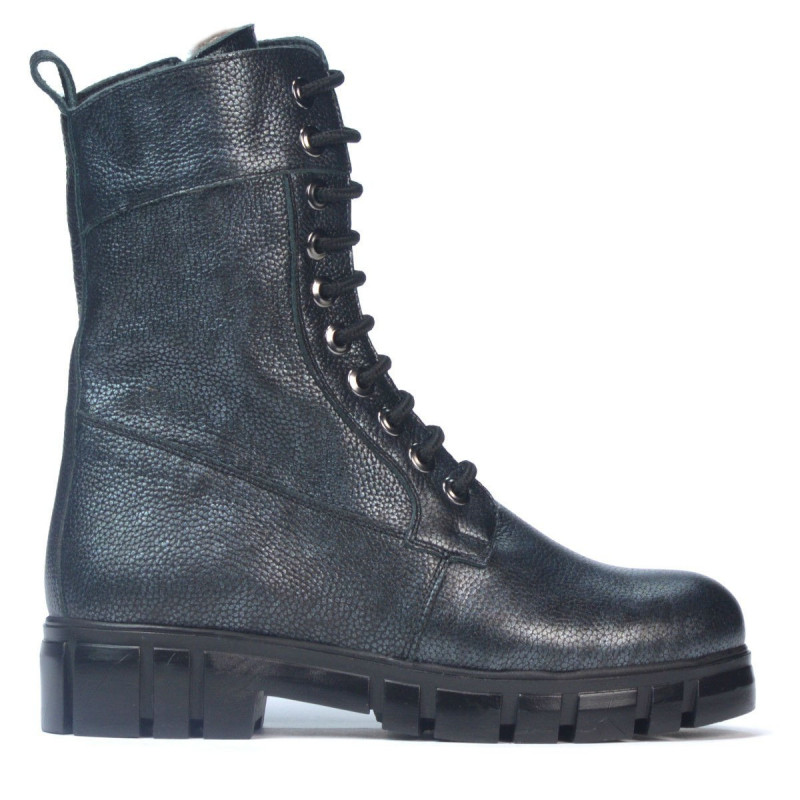 Botines de mujer 3337 gris nácar