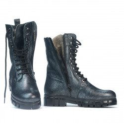 Botines de mujer 3337 gris nácar